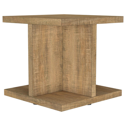  Coaster Furniture Cortona 706177 Square Engineered Wood Side Table - Mango IMAGE 6