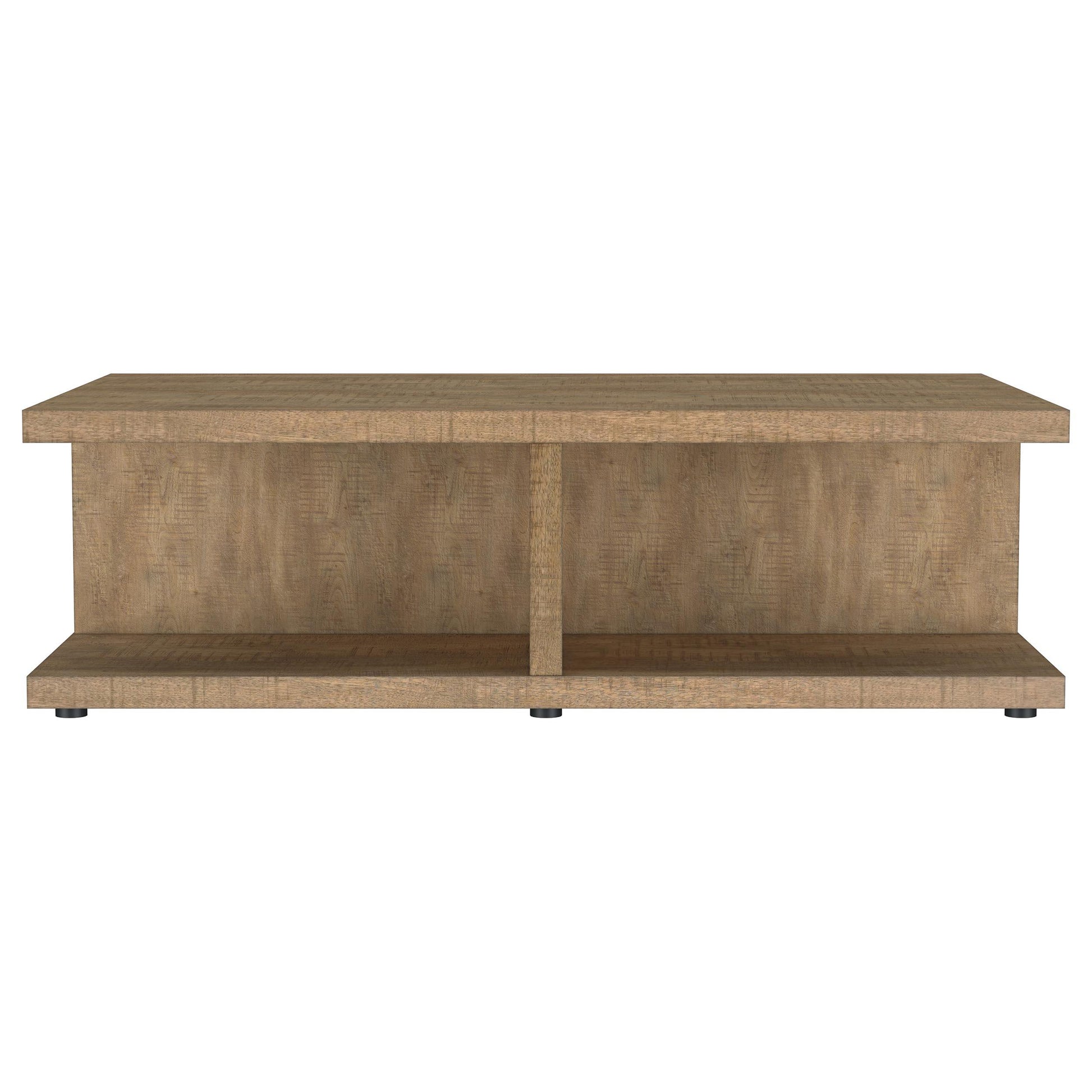  Coaster Furniture Cortona 706178 Square Engineered Wood Coffee Table - Mango IMAGE 1
