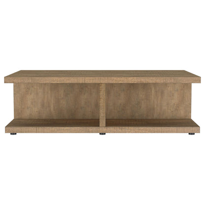  Coaster Furniture Cortona 706178 Square Engineered Wood Coffee Table - Mango IMAGE 1