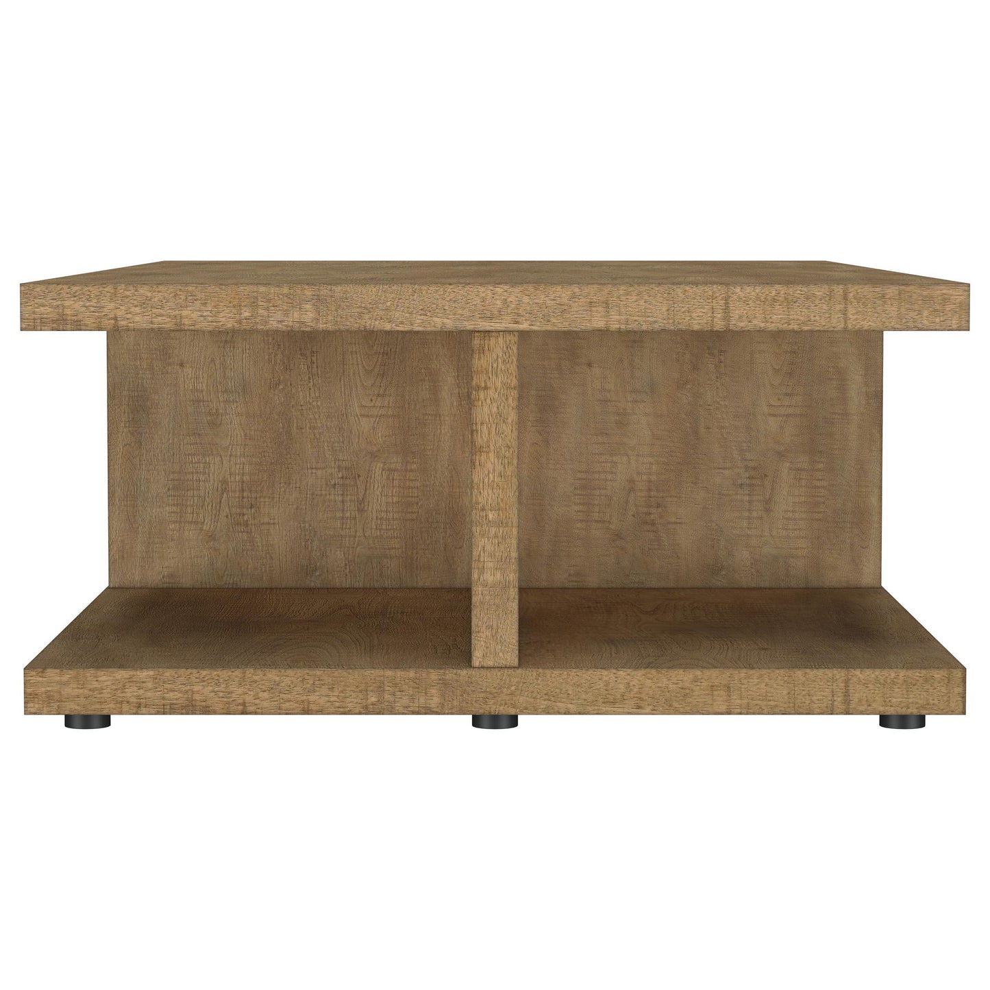  Coaster Furniture Cortona 706178 Square Engineered Wood Coffee Table - Mango IMAGE 2