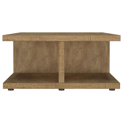  Coaster Furniture Cortona 706178 Square Engineered Wood Coffee Table - Mango IMAGE 2