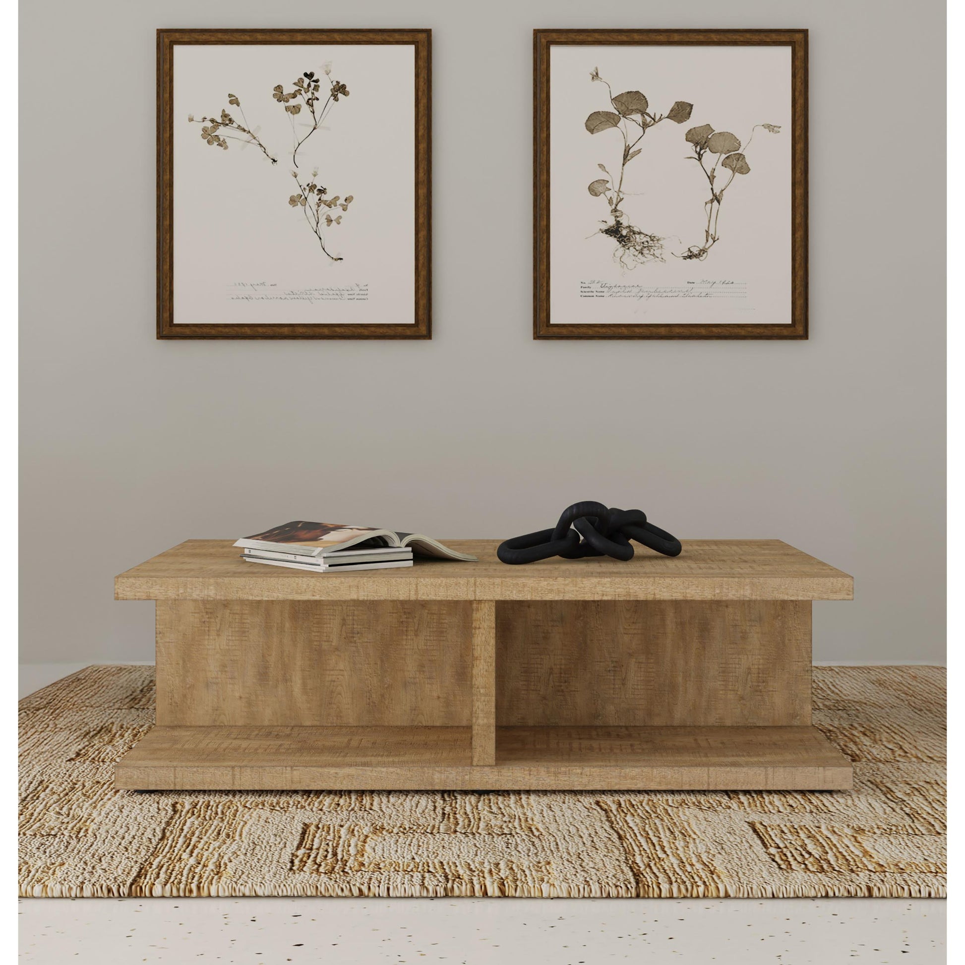  Coaster Furniture Cortona 706178 Square Engineered Wood Coffee Table - Mango IMAGE 6