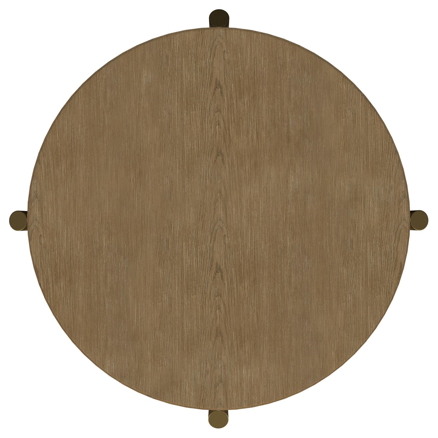  Coaster Furniture Arini 706187 Round Side Table With Storage Shelf - Sand Wash IMAGE 7