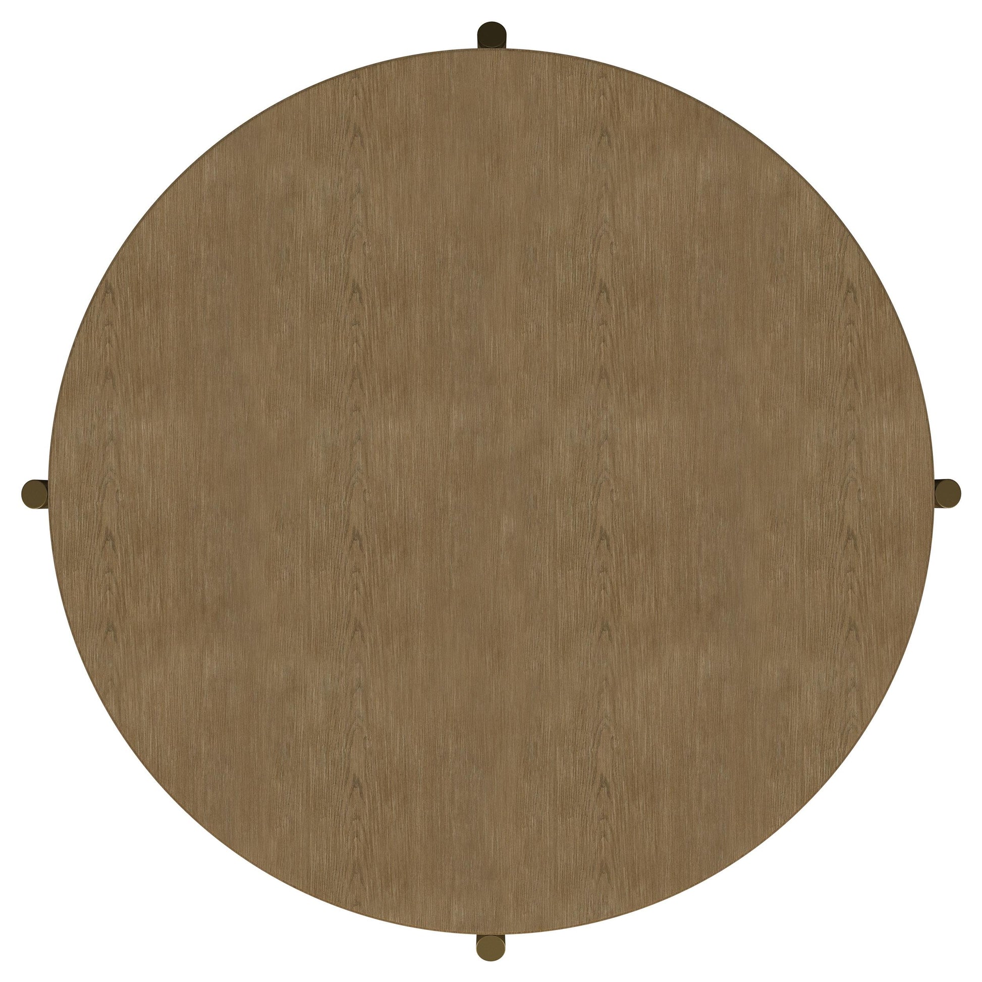  Coaster Furniture Arini 706188 Round Coffee Table With Storage Shelf - Sand Wash IMAGE 7