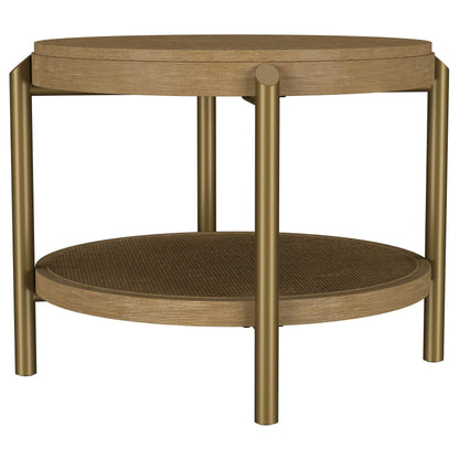  Coaster Furniture Arini 706188-S2 2-piece Round Coffee and End Table Set - Sand Wash IMAGE 15