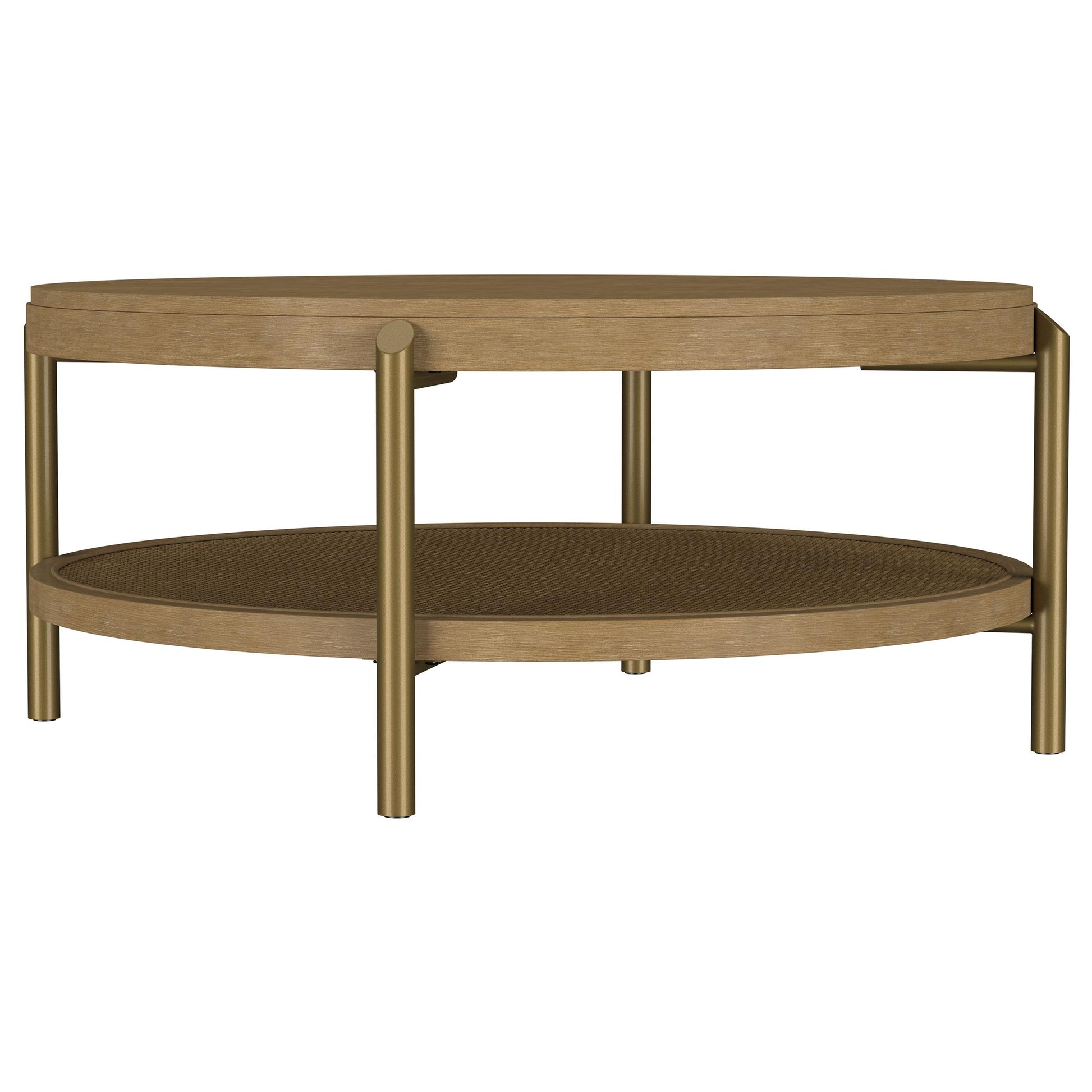  Coaster Furniture Arini 706188-S3 3-piece Round Coffee and End Table Set - Sand Wash IMAGE 3