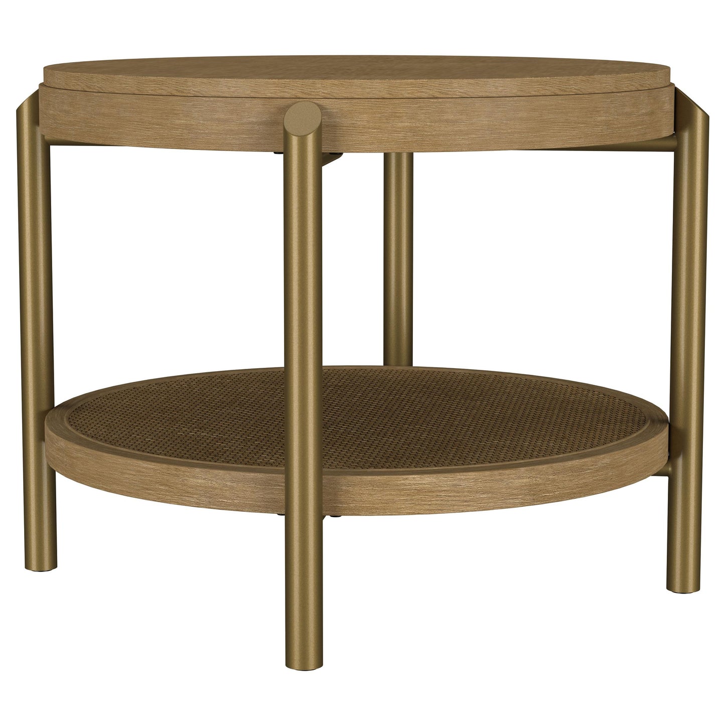  Coaster Furniture Arini 706188-S3 3-piece Round Coffee and End Table Set - Sand Wash IMAGE 5