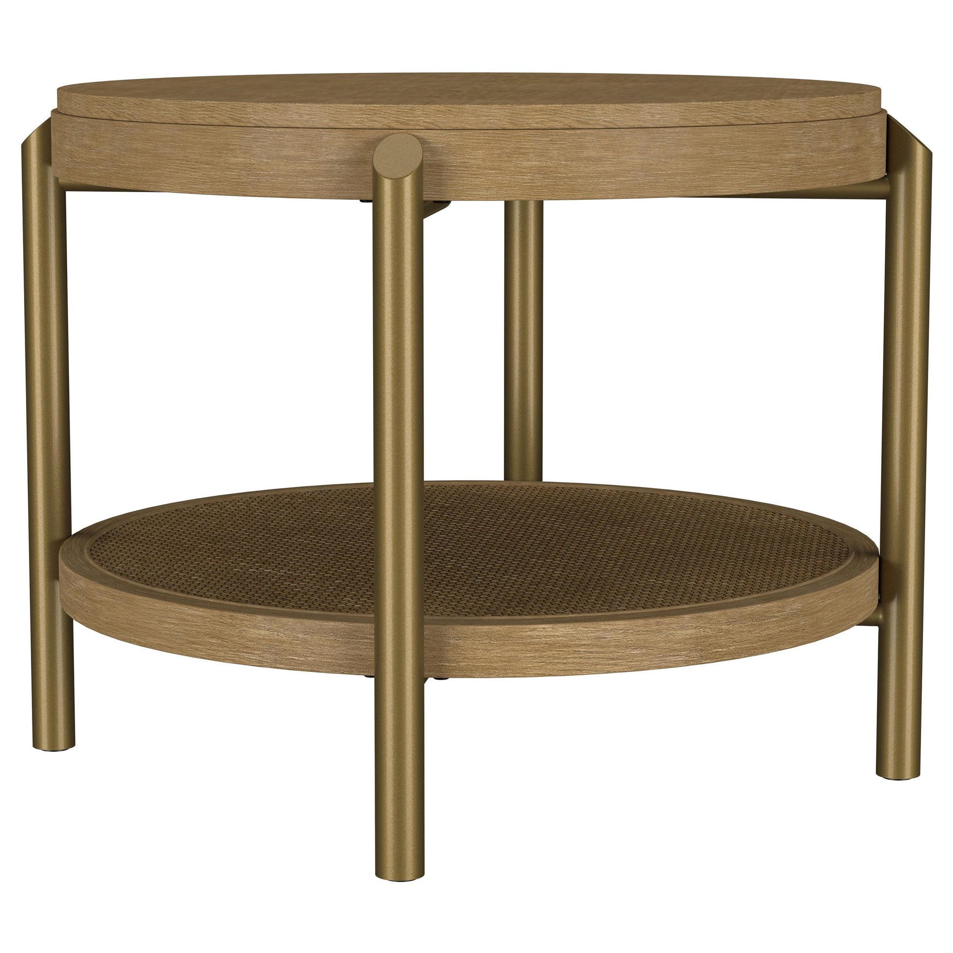  Coaster Furniture Arini 706188-S3 3-piece Round Coffee and End Table Set - Sand Wash IMAGE 5
