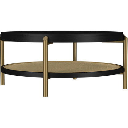  Coaster Furniture Arini 706198-S2 2-piece Round Coffee and End Table Set - Black IMAGE 6