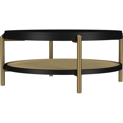  Coaster Furniture Arini 706198-S2 2-piece Round Coffee and End Table Set - Black IMAGE 8