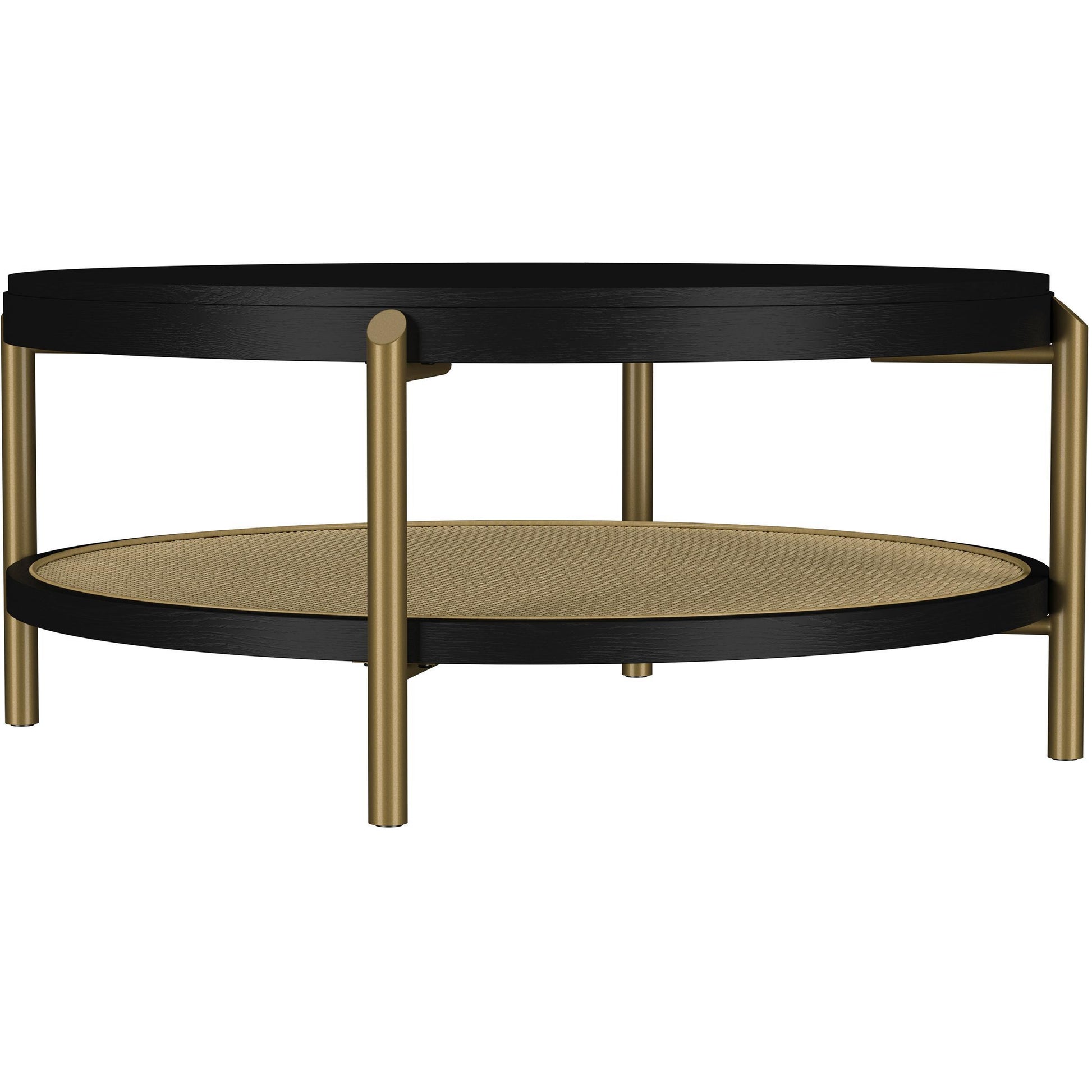  Coaster Furniture Arini 706198-S3 3-piece Round Coffee and End Table Set - Black IMAGE 6