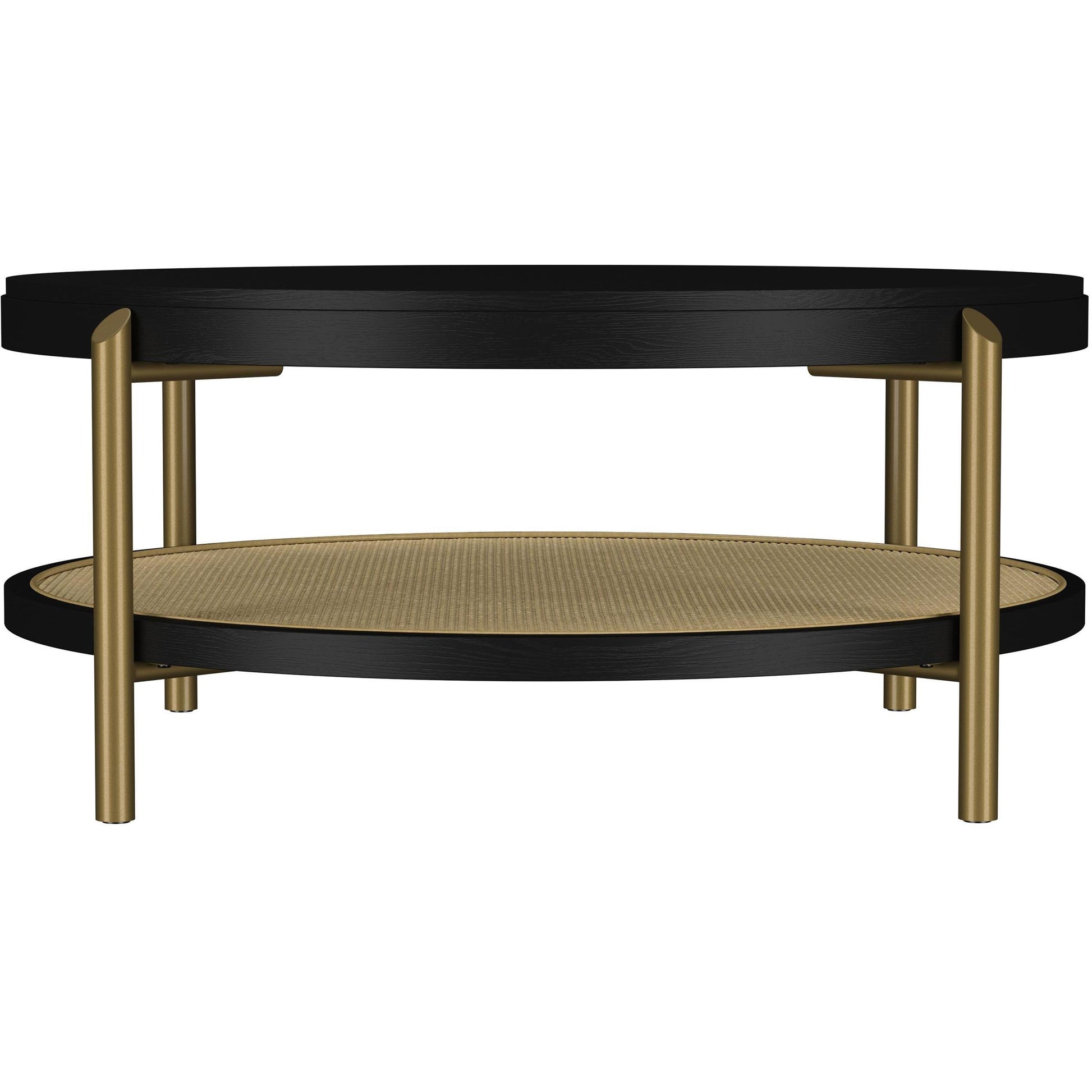  Coaster Furniture Arini 706198-S3 3-piece Round Coffee and End Table Set - Black IMAGE 7