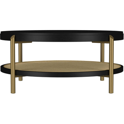  Coaster Furniture Arini 706198-S3 3-piece Round Coffee and End Table Set - Black IMAGE 7