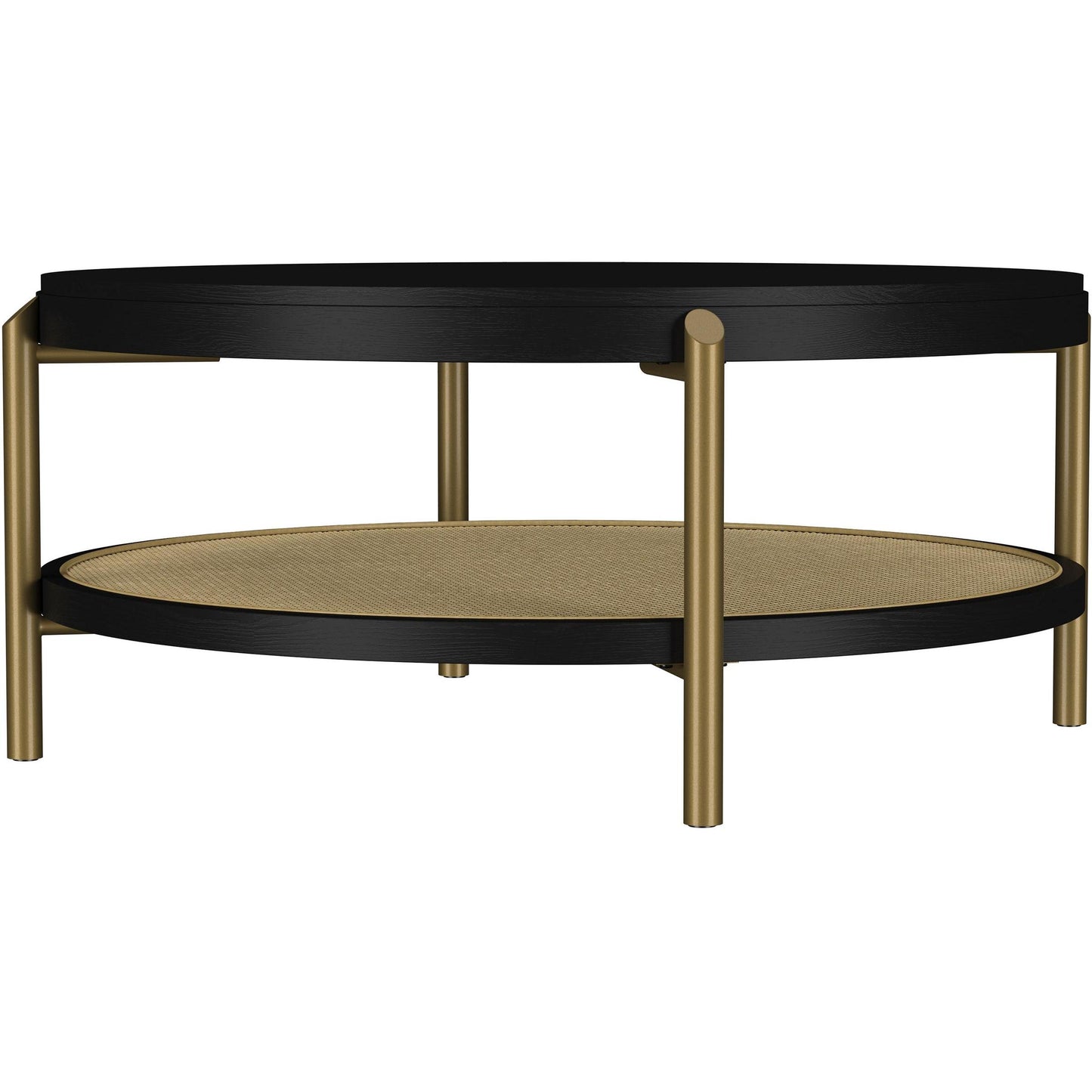  Coaster Furniture Arini 706198-S3 3-piece Round Coffee and End Table Set - Black IMAGE 8