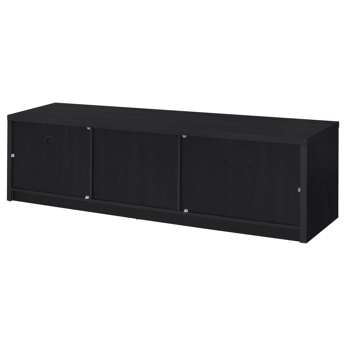  Coaster Furniture Murray 706213 70-inch 2-door TV Stand Media Console - Black IMAGE 5