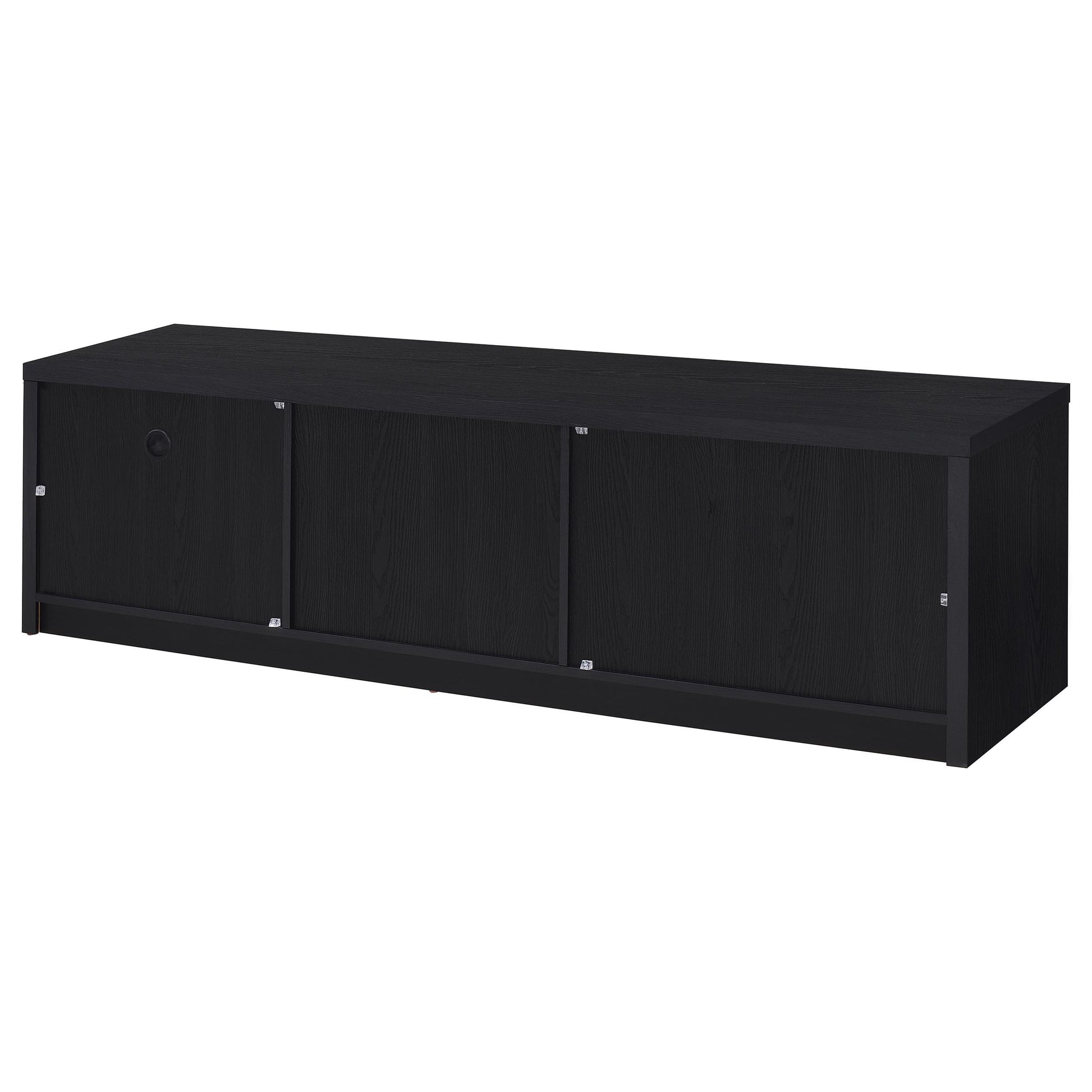  Coaster Furniture Murray 706213 70-inch 2-door TV Stand Media Console - Black IMAGE 5