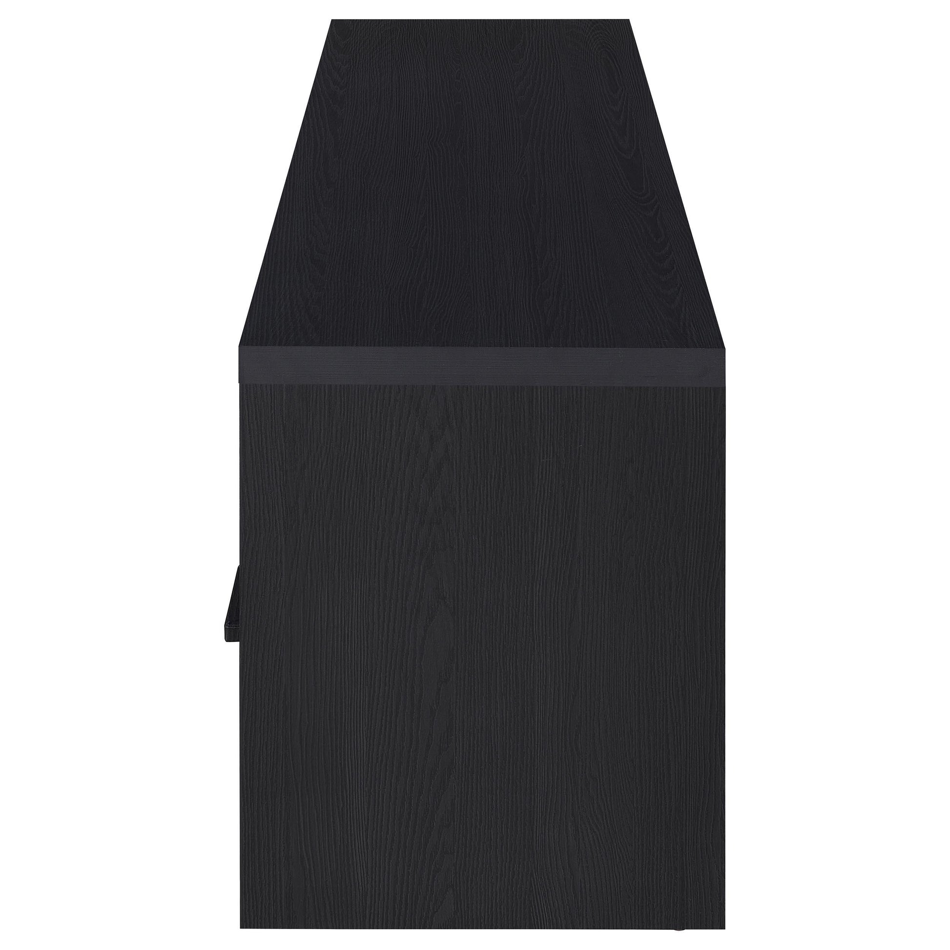  Coaster Furniture Murray 706213 70-inch 2-door TV Stand Media Console - Black IMAGE 7
