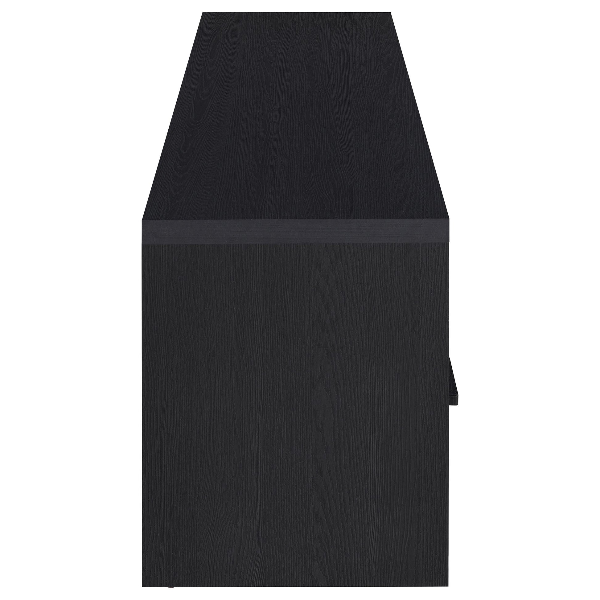  Coaster Furniture Murray 706213 70-inch 2-door TV Stand Media Console - Black IMAGE 8