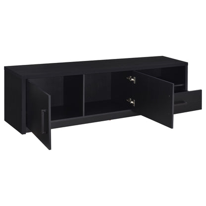  Coaster Furniture Murray 706213 70-inch 2-door TV Stand Media Console - Black IMAGE 9