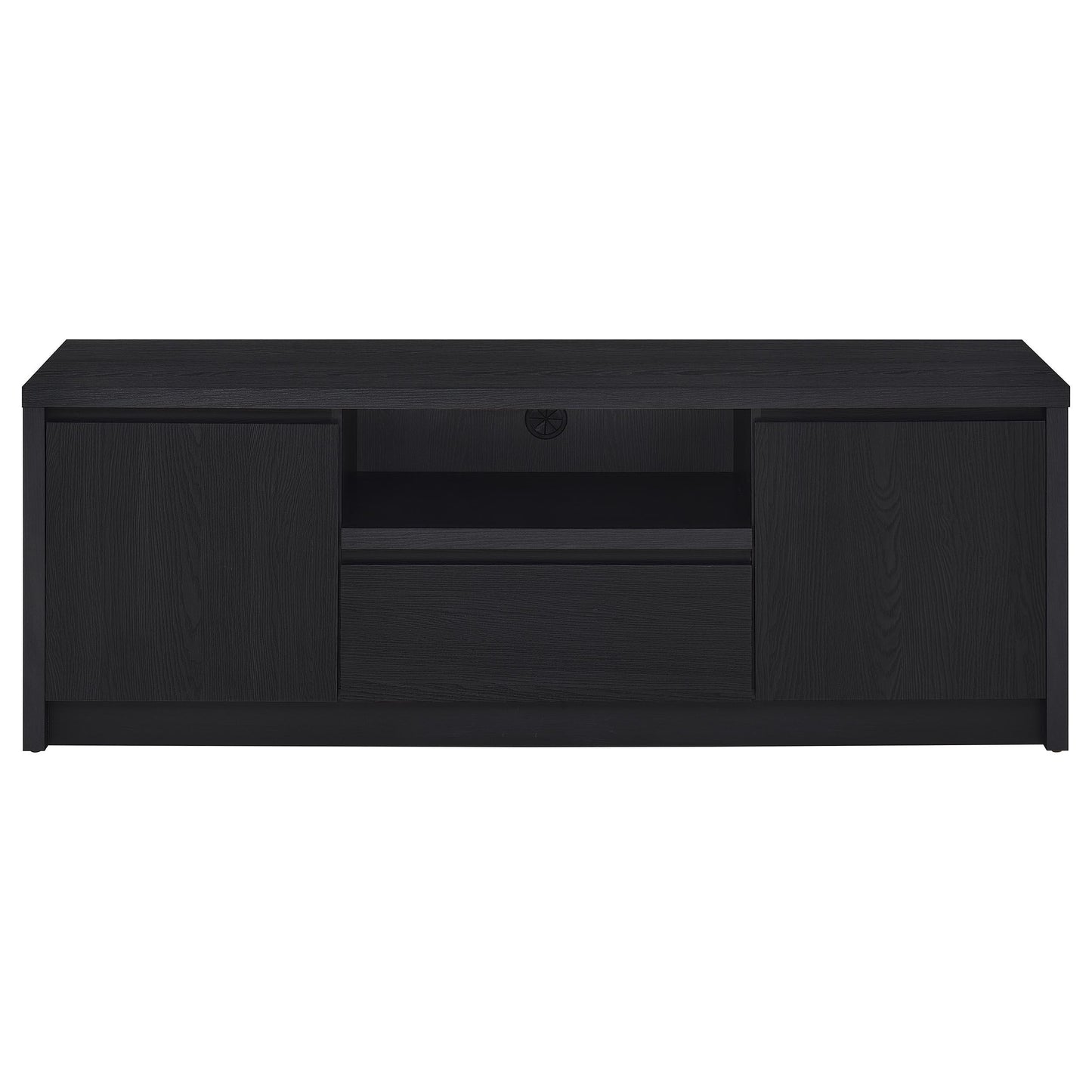  Coaster Furniture Winfield 706222 60-inch 2-door TV Stand Media Console - Black IMAGE 11
