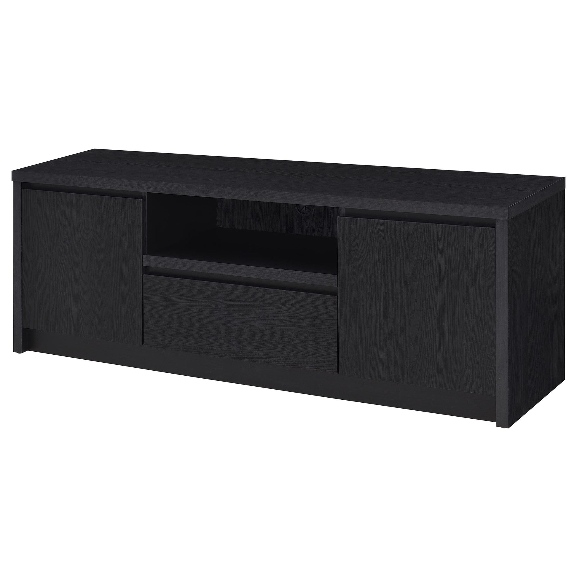  Coaster Furniture Winfield 706222 60-inch 2-door TV Stand Media Console - Black IMAGE 2