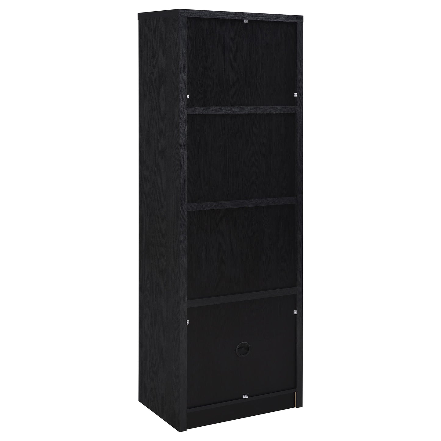  Coaster Furniture Winfield 706222-SET 3-piece Entertainment Center 60-inch TV Stand - Black IMAGE 11