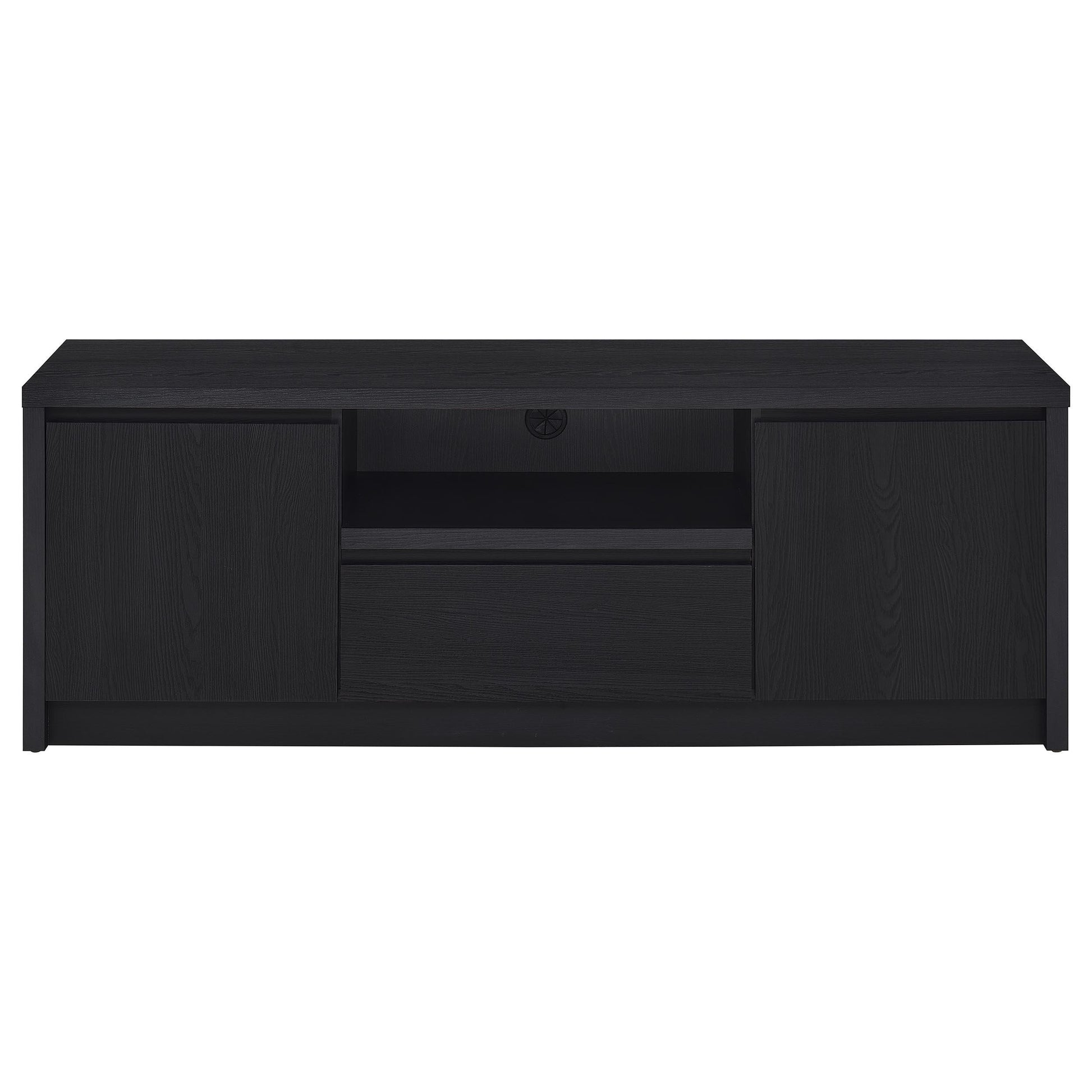  Coaster Furniture Winfield 706222-SET 3-piece Entertainment Center 60-inch TV Stand - Black IMAGE 12