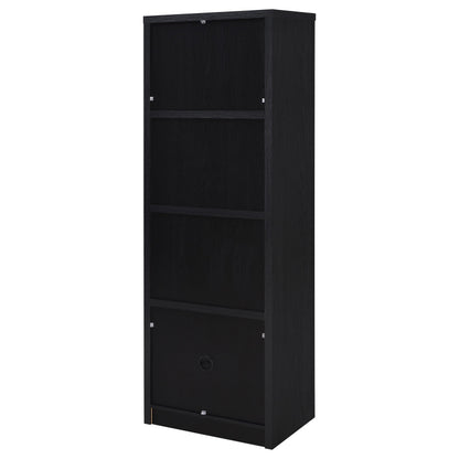  Coaster Furniture Winfield 706224 3-shelf Media Tower Entertainment Pier - Black IMAGE 10