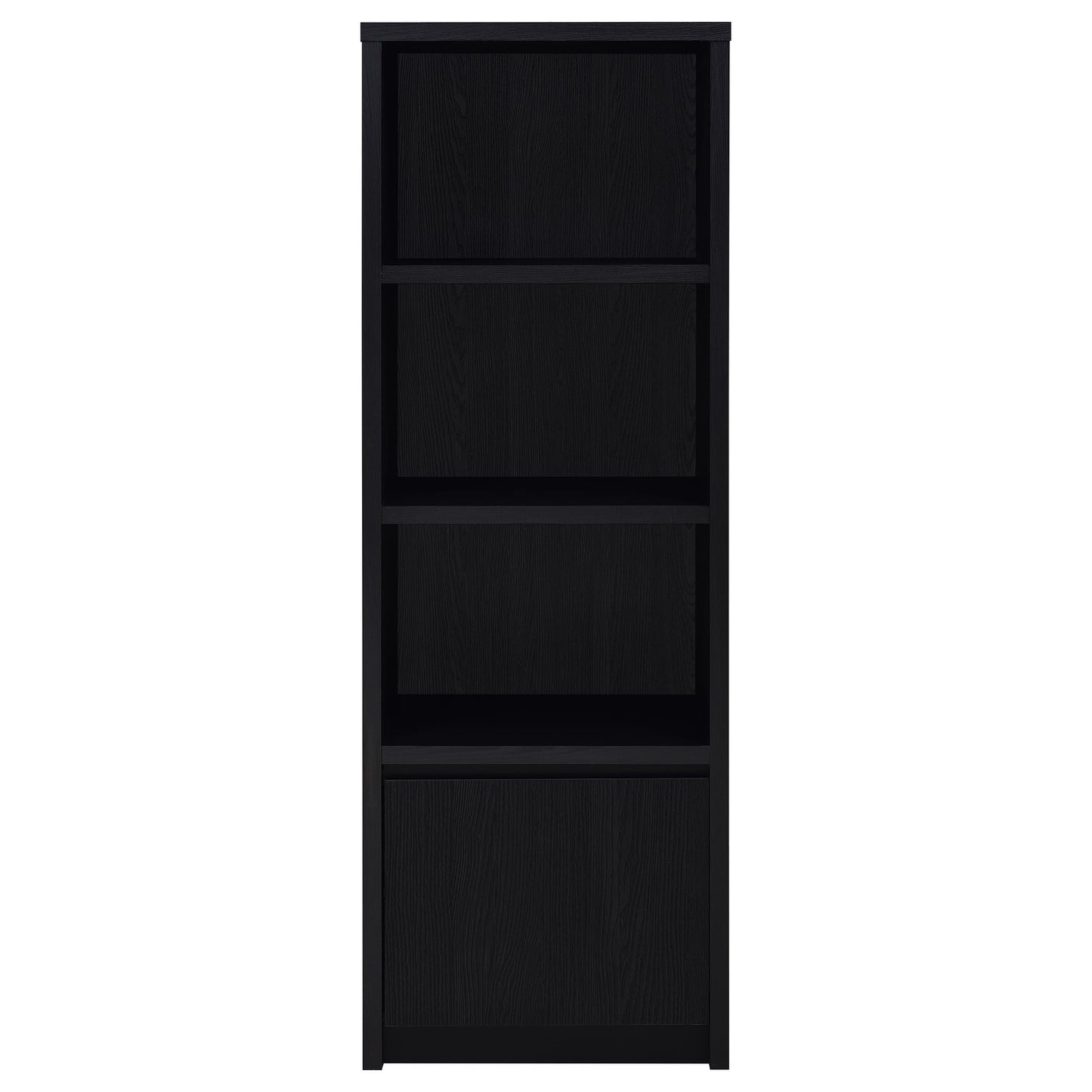  Coaster Furniture Winfield 706224 3-shelf Media Tower Entertainment Pier - Black IMAGE 11