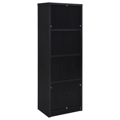  Coaster Furniture Winfield 706224 3-shelf Media Tower Entertainment Pier - Black IMAGE 7