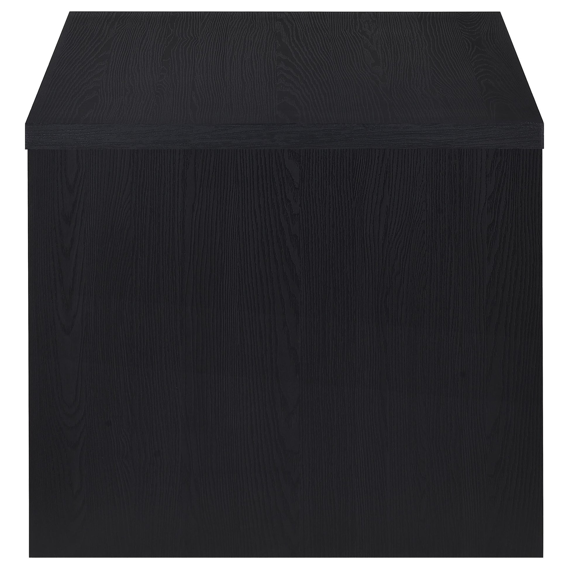  Coaster Furniture Knapp 706227 Engineered Wood Square End Table - Black IMAGE 4