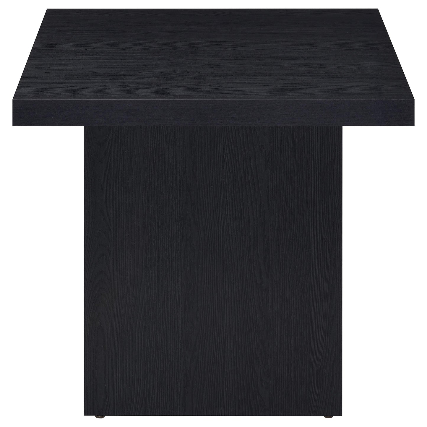  Coaster Furniture Max 706277 Square Engineered Laminate Side Table - Black IMAGE 1