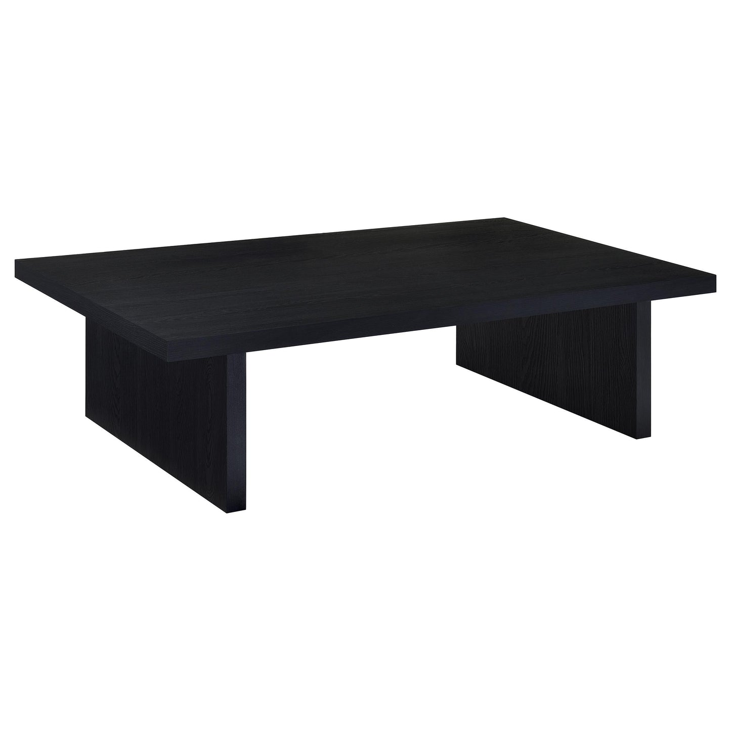  Coaster Furniture Max 706278 Rectangular Engineered Laminate Coffee Table - Black IMAGE 3