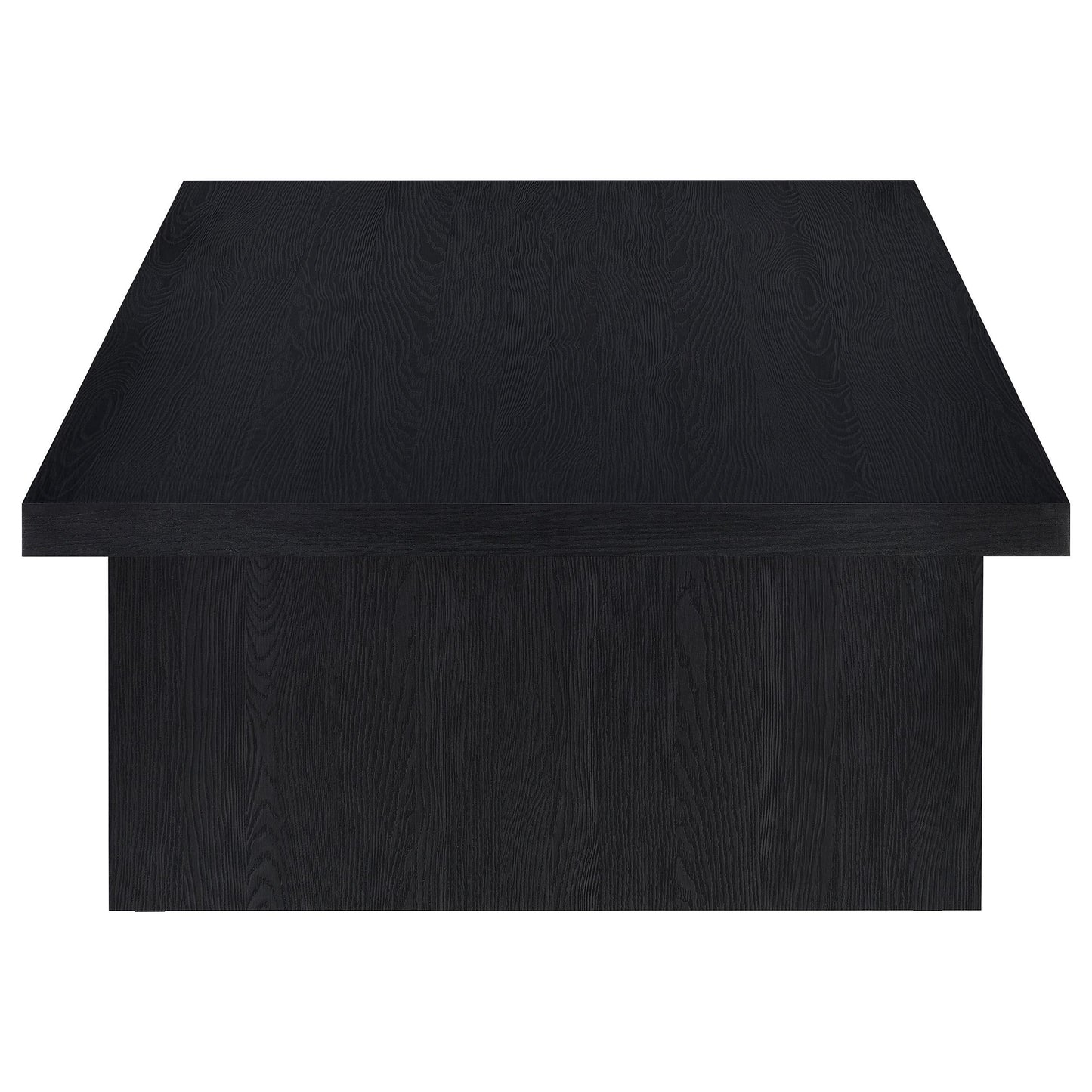 Coaster Furniture Max 706278-S2 2-piece Rectangular Coffee and End Table Set - Black IMAGE 2