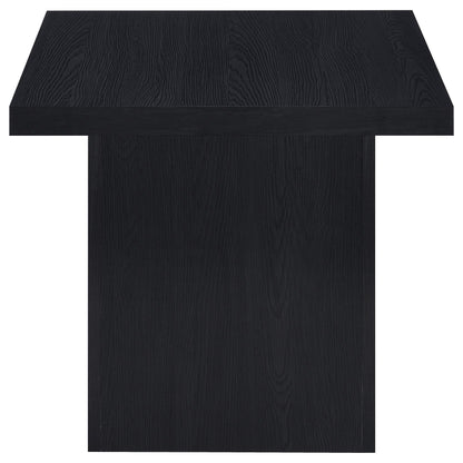 Coaster Furniture Max 706278-S2 2-piece Rectangular Coffee and End Table Set - Black IMAGE 3