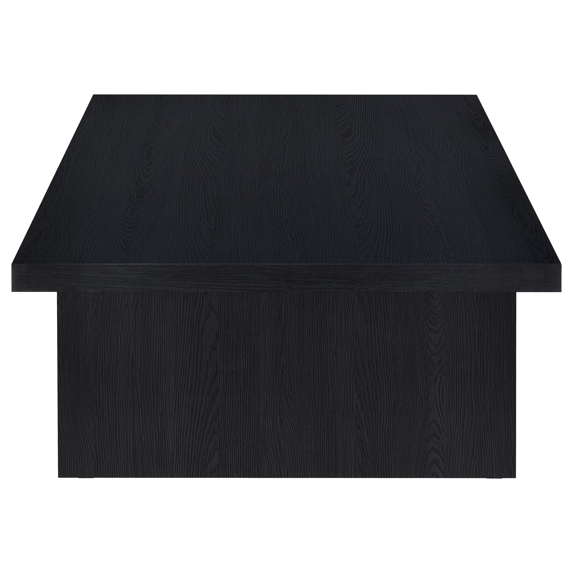  Coaster Furniture Max 706278-S2 2-piece Rectangular Coffee and End Table Set - Black IMAGE 5