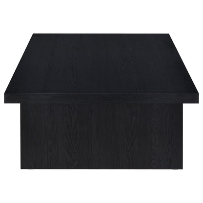  Coaster Furniture Max 706278-S2 2-piece Rectangular Coffee and End Table Set - Black IMAGE 5
