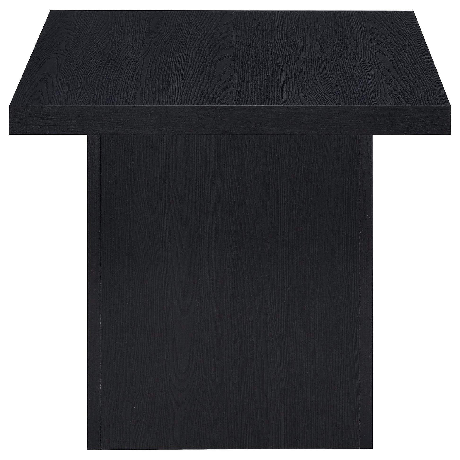  Coaster Furniture Max 706278-S2 2-piece Rectangular Coffee and End Table Set - Black IMAGE 6