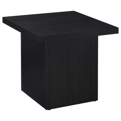  Coaster Furniture Max 706278-S2 2-piece Rectangular Coffee and End Table Set - Black IMAGE 8