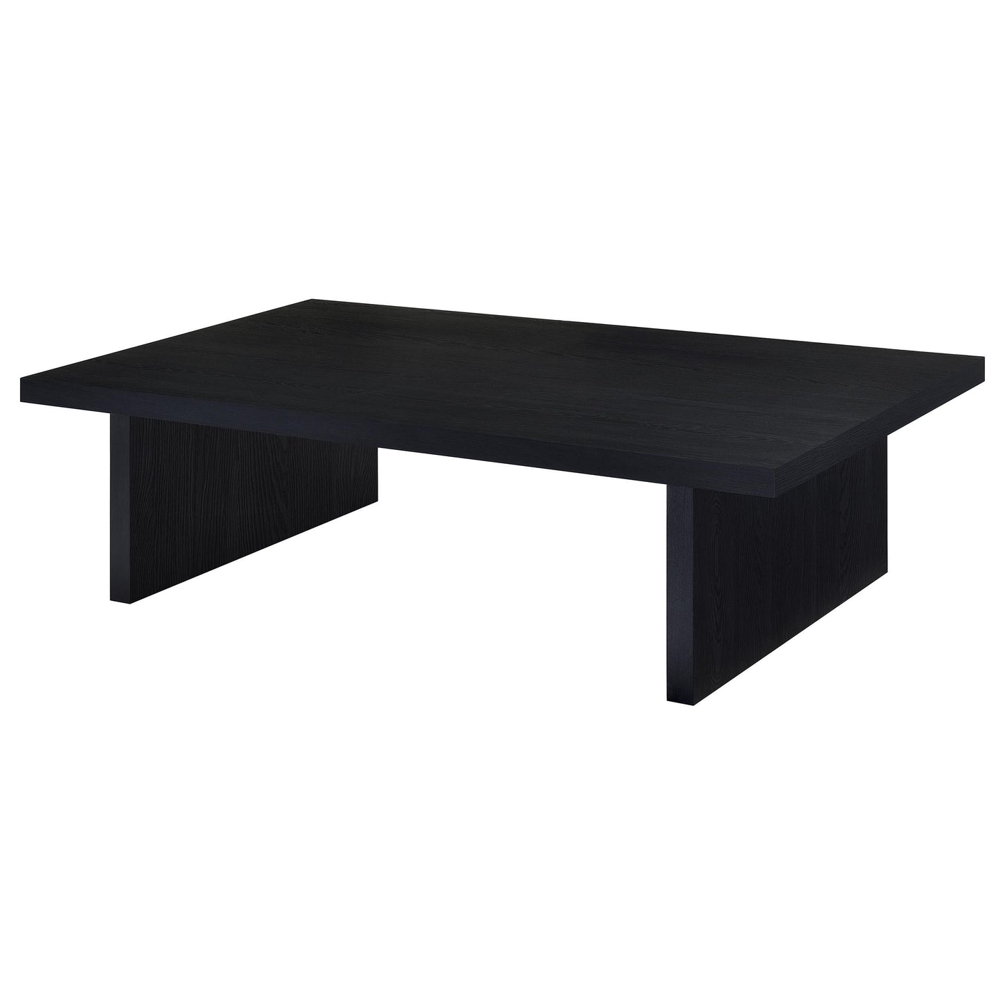  Coaster Furniture Max 706278-S2 2-piece Rectangular Coffee and End Table Set - Black IMAGE 9