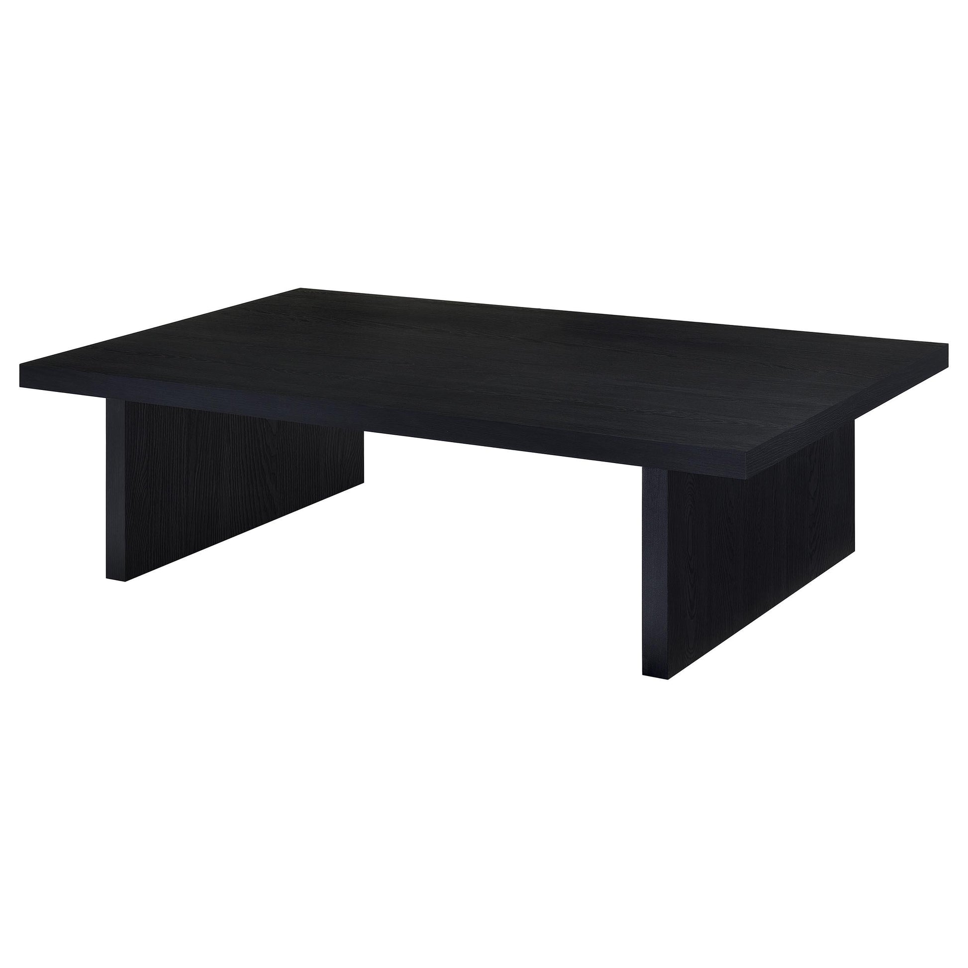  Coaster Furniture Max 706278-S2 2-piece Rectangular Coffee and End Table Set - Black IMAGE 9