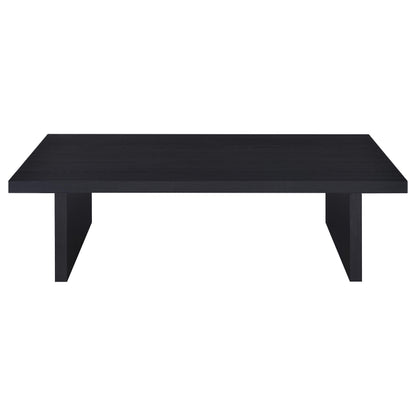  Coaster Furniture Max 706278-S3 3-piece Rectangular Coffee and End Table Set - Black IMAGE 11