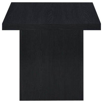  Coaster Furniture Max 706278-S3 3-piece Rectangular Coffee and End Table Set - Black IMAGE 5