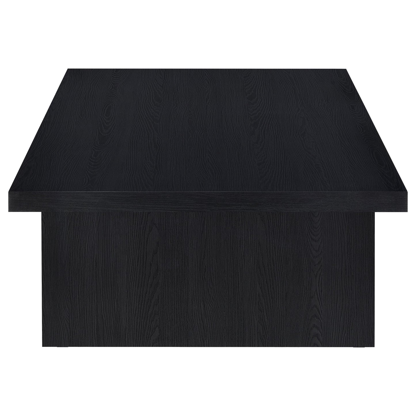  Coaster Furniture Max 706278-S3 3-piece Rectangular Coffee and End Table Set - Black IMAGE 6