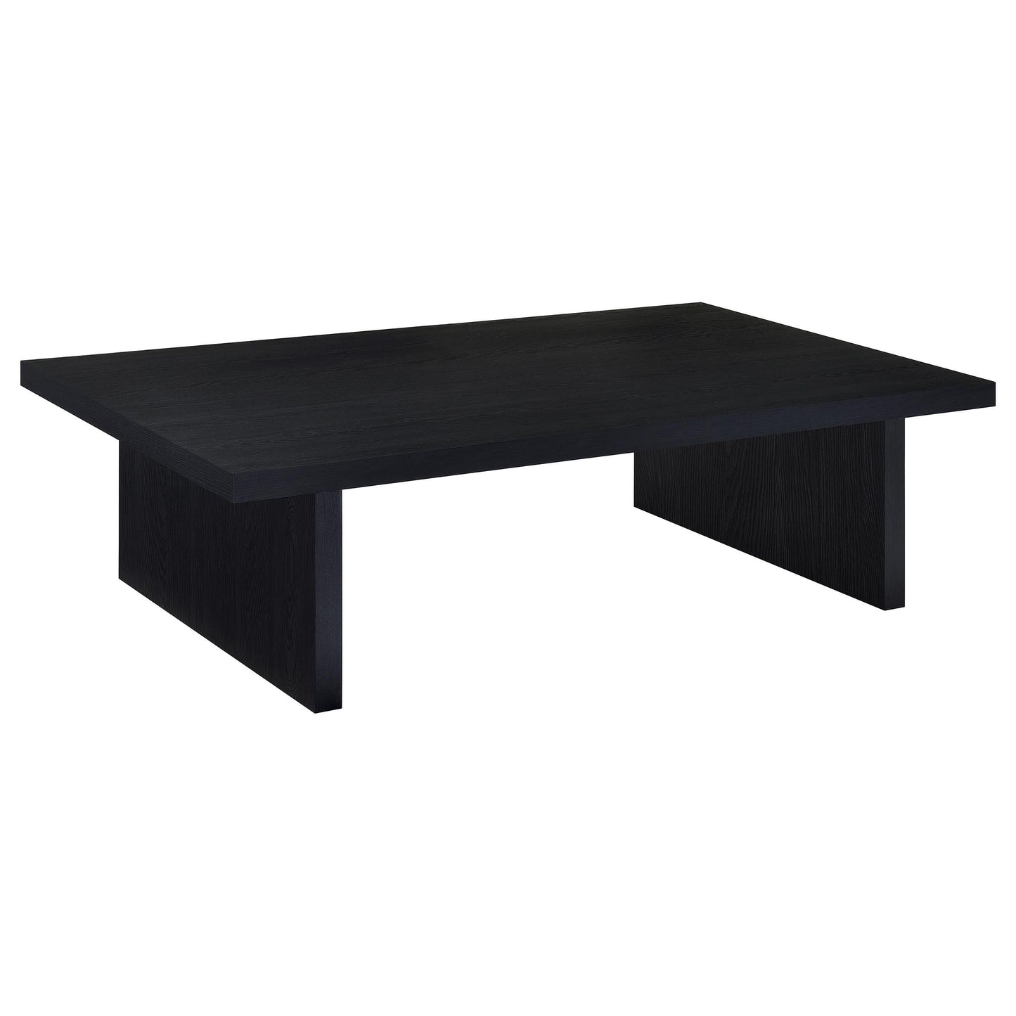  Coaster Furniture Max 706278-S3 3-piece Rectangular Coffee and End Table Set - Black IMAGE 7