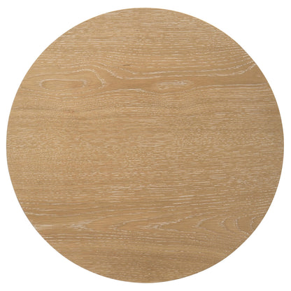  Coaster Furniture Ottowa 706298-S3 3-piece Round Wood Coffee Table Set - Light Oak IMAGE 3