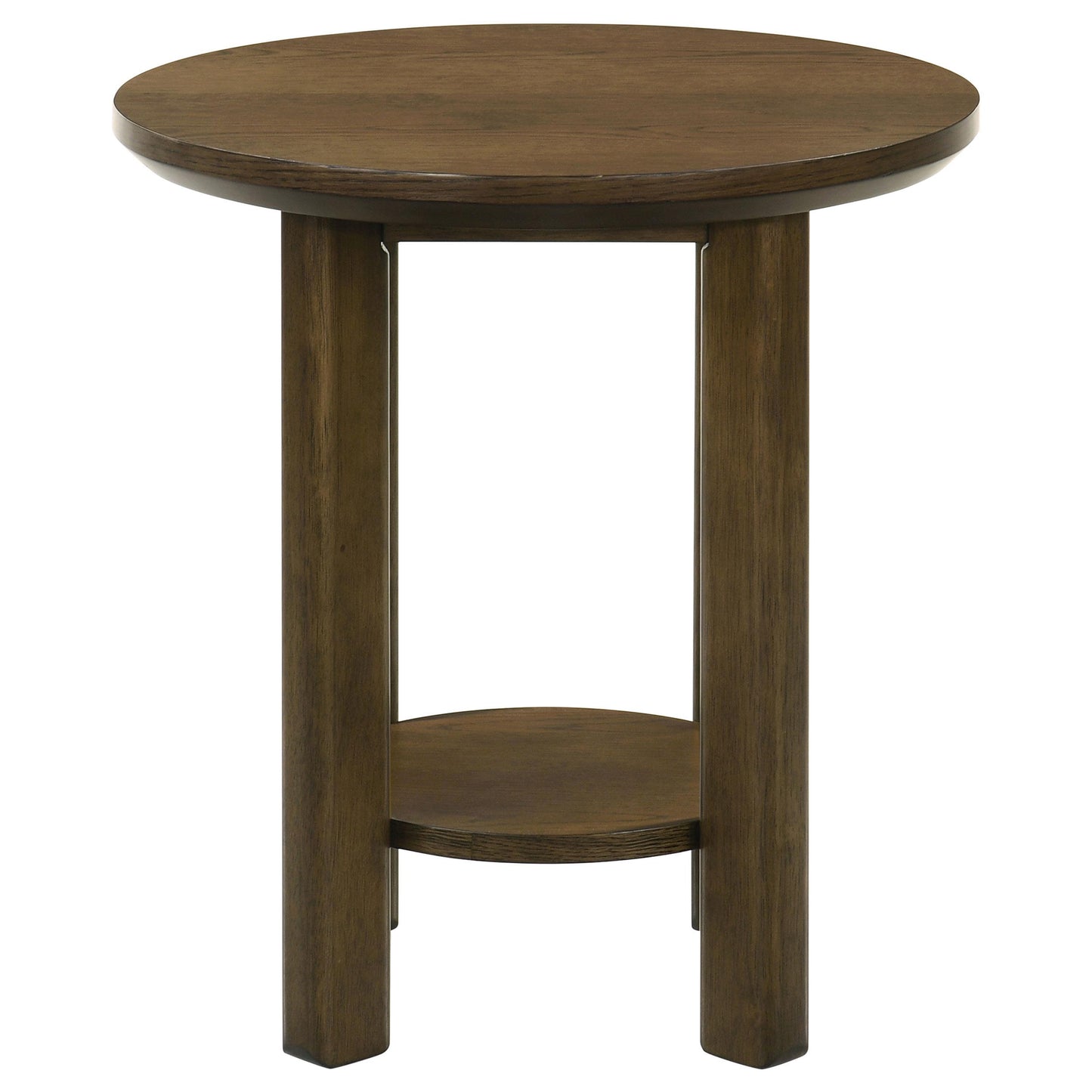  Coaster Furniture Ottowa 706308-S2 2-piece Round Wood Coffee Table Set - Brown IMAGE 10