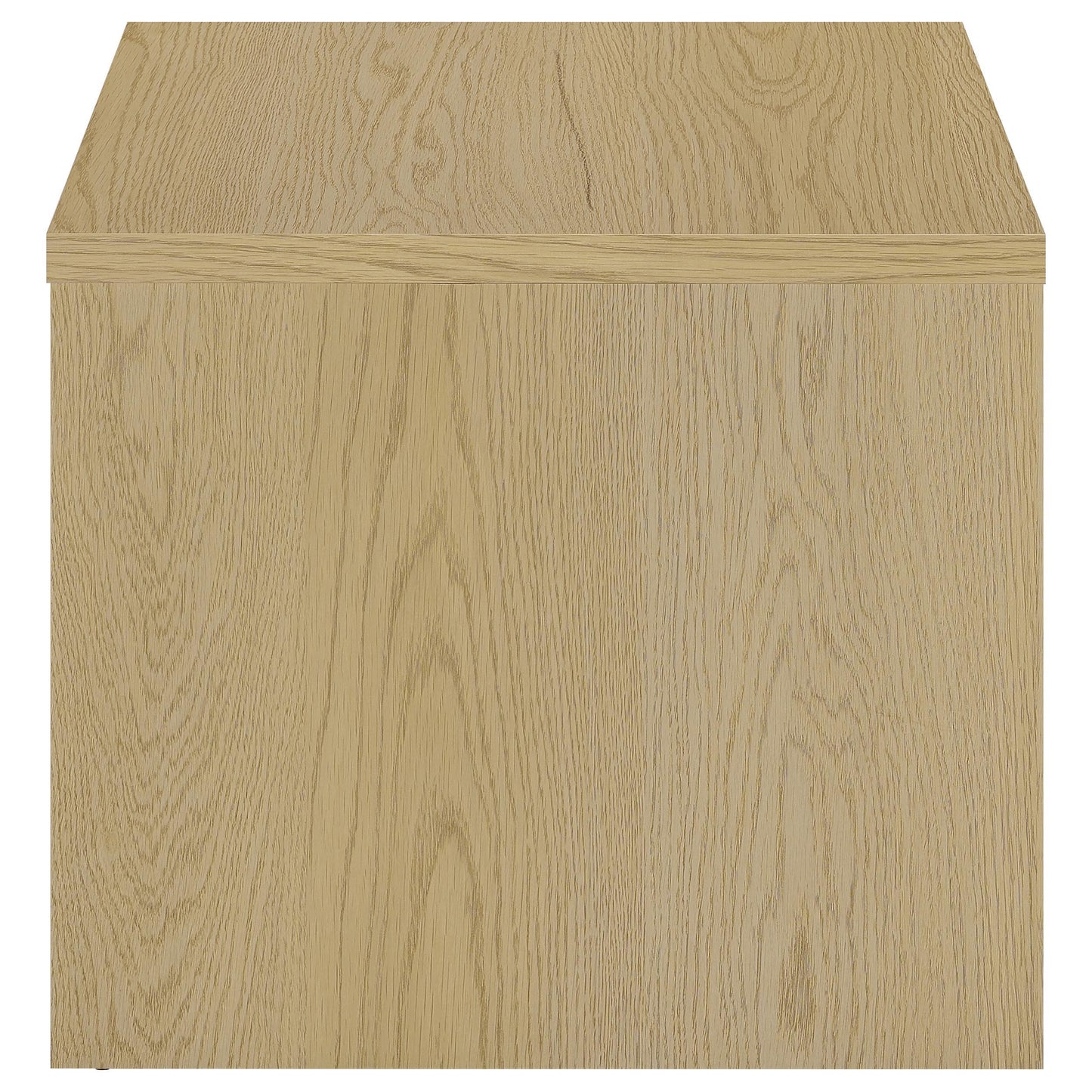  Coaster Furniture Canoga 706347 Engineered Wood Accent End Table - Light Oak IMAGE 8