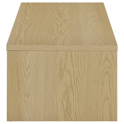  Coaster Furniture Canoga 706348 Engineered Wood Lift Top Coffee Table - Light Oak IMAGE 3