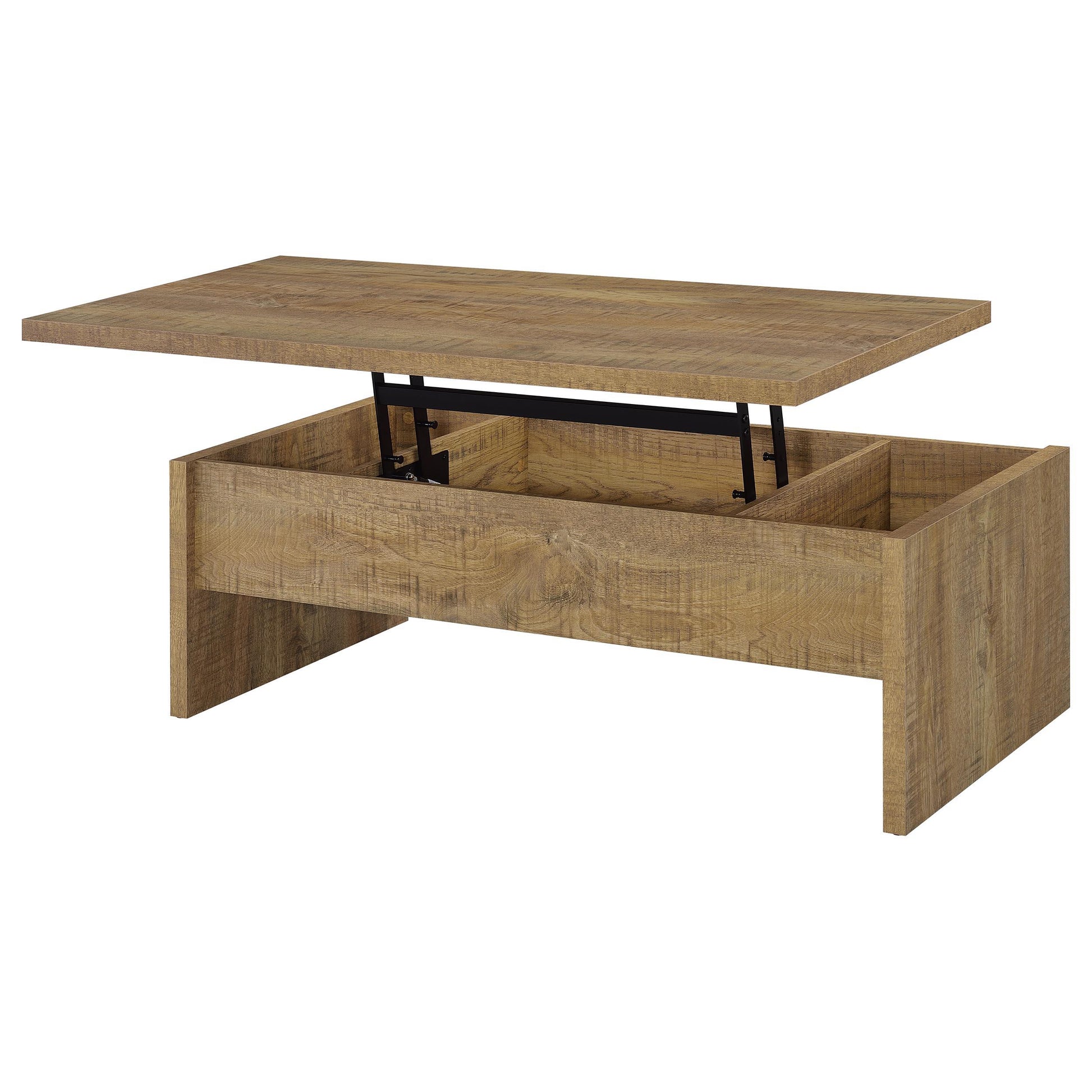  Coaster Furniture Canoga 706358 Engineered Wood Lift Top Coffee Table - Mango IMAGE 6